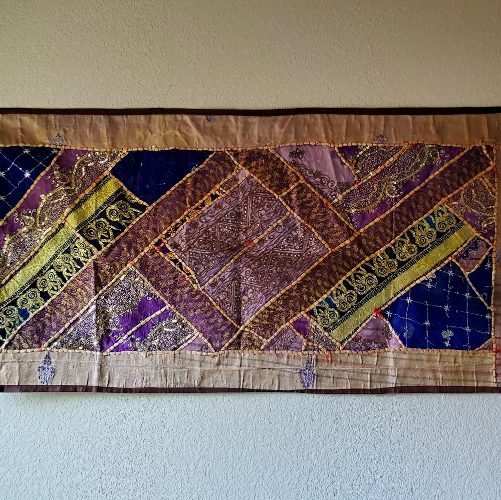 Handmade vintage wall hanging / decor